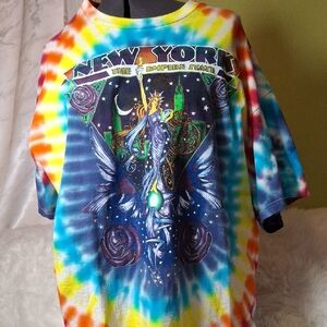 Colorful Tie-Dye New York  T Shirt